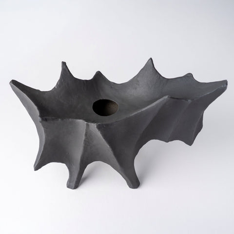 Obsidian Star Ceramic Vases