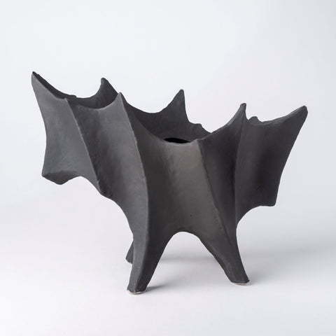 Obsidian Star Ceramic Vases