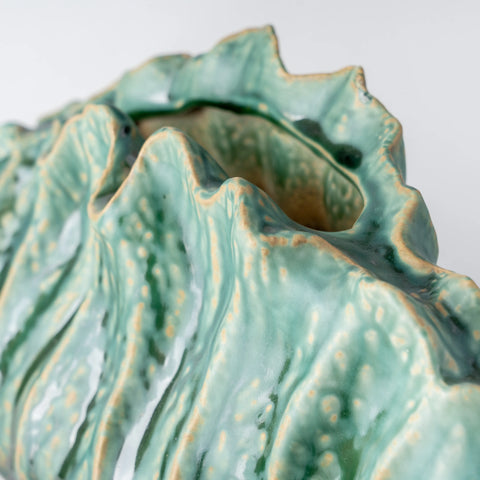 Nordic Creative Modern Chinese Ceramic Vase – Green Finish