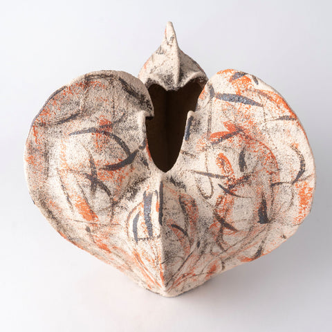 Cinnabar Crest Ceramic Vases