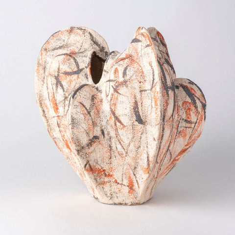 Cinnabar Crest Ceramic Vases