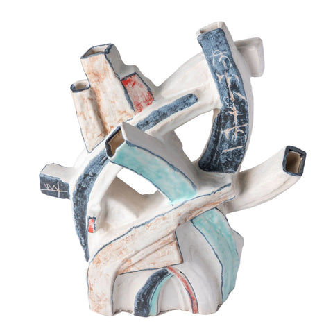 Graffiti Pillar Ceramic Vases