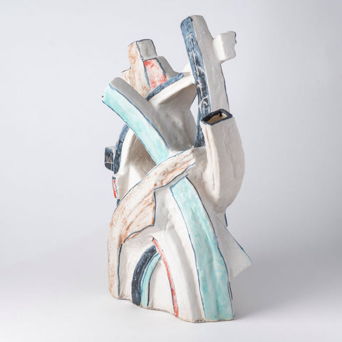 Graffiti Pillar Ceramic Vases