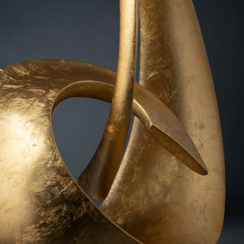 CB2 Cinta bronze cast aluminum decorative sculpture