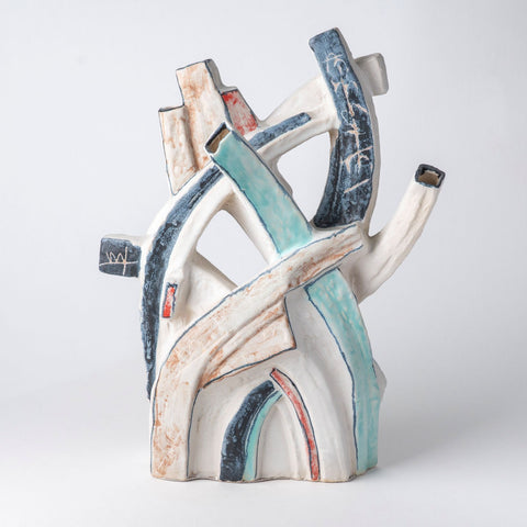 Graffiti Pillar Ceramic Vases