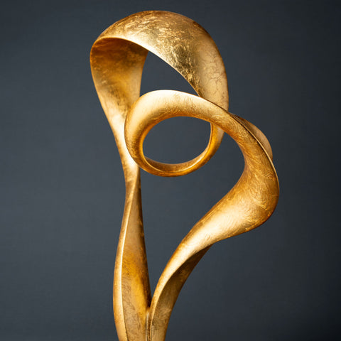 Cascading Ethereal Wave Sculpture