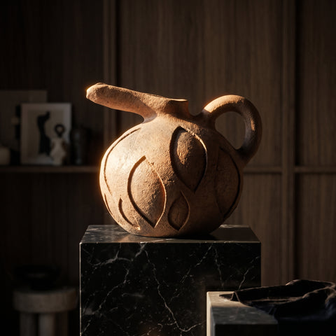 Handcrafted Terracotta Clay Pitcher